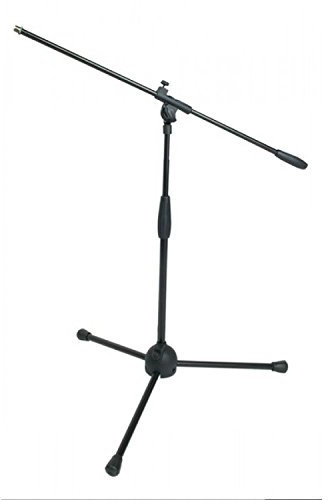 PROEL RSM181 - Asta nana a giraffa per microfono, con base tripoide in nylon, Nero opaco, Altezza 500 x 850 mm
