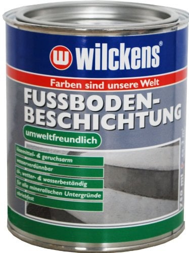 Wilckens Fußboden beschichtung, RAL 7032 kieselgrau, 5,0 Liter 11673200090