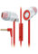 Creative Hitz MA350 In-Ear Headset für Smartphone und Tablet weiß/rot
