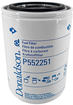 Donaldson P552251 Kraftstofffilter, schraubbar, Durchmesser 93 mm, Länge 136 mm