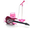 Guitare Rock pour Enfants avec Cordes en Acier, Amplificateurs, Support Réglable et Microphone - Instrument de Musique Infantile - Rose