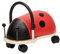 Wheelybug Toddler Wooden Ride-On, Multi-Directional Castor Wheels, Safety Certified Developmental Toy for Outdoor/ Indoor Fun, Large (2.5 - 5 Years), Ladybird