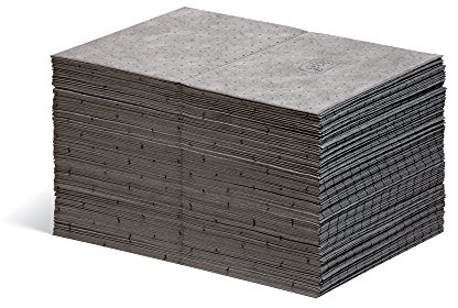 PIG Mat Pads | Lightweight Absorbent Mats | 14-Ounce Absorbency | Absorbs Oil, Water & More | 15 x 20 | 200 PIG Mats | MAT204
