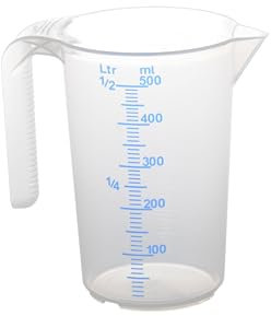 hünersdorff GmbH – Tasse de mesure PP transparent 500 ml 935500