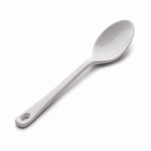 LACOR 63600 - Cucchiaio Classico Tinta Unita in melamina, 17 cm, Colore: Bianco