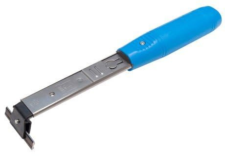 RALI Multifunctional Shark L Scraper Edition | Razor Blade Scraper Tool with 3 Interchangeable Blades 25, 50, and 65mm | Convert in Chisel or Jigsaw, Cleaning Scraper for Paint, Adhesive, Label