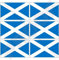 Schottische Flagge UK Saltire, ST ANDREW 'S CROSS 40 mm (40,6 cm) Mobile Handy Vinyl Mini Sticker, Aufkleber X6