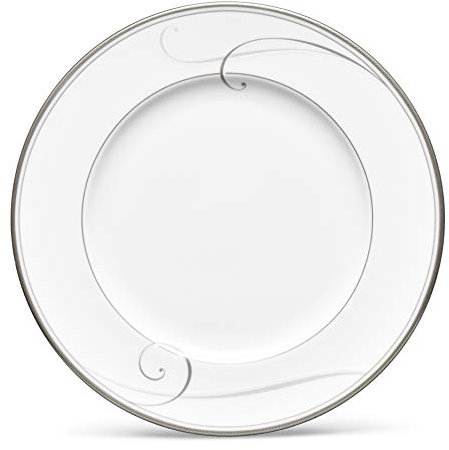 Noritake Platinum Wave Salad Plate by Noritake