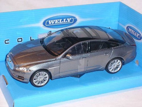 Welly Jaguar Xj X351 2009 Limousine Silber Grau 1/24 Modellauto Modell Auto