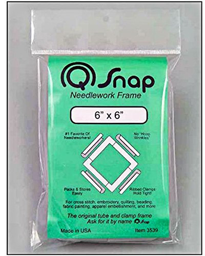 Q-Snap Kreuzstich-Stickerei, 15,2 x 15,2 cm