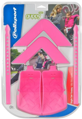 Polisport Kinderfahrradsitz Set Guppy Maxi Pink (Rose - Rose)