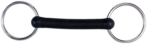 Korsteel Flexi Rubber Mullen Mouth Loose Ring Snaffle Bit