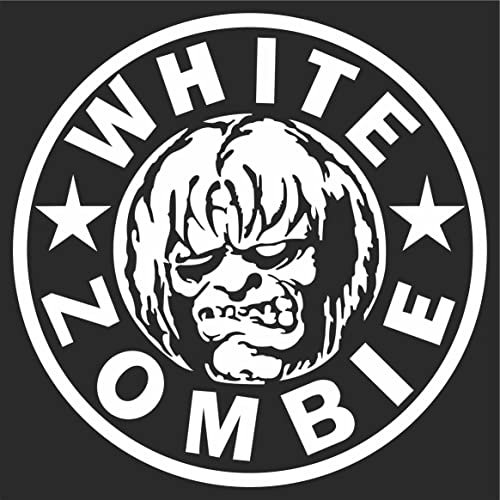 INDIGOS UG Aufkleber - Autoaufkleber - JDM - Die Cut - weiß Rob Zombie Decal Auto Window Laptop Sticker - weiß - 88mmx88mm