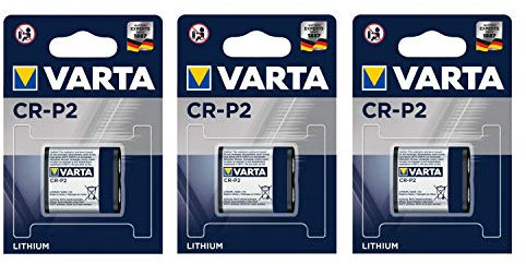 VARTA Lot de 3 Blisters 1 pile photo Professional Lithium CR-P2 6 V