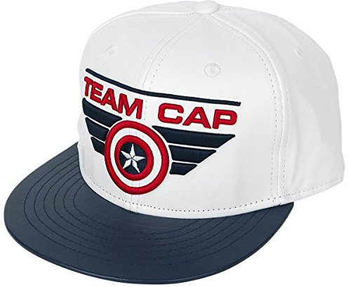 Captain America Team Cap Snapback-Cap weiß