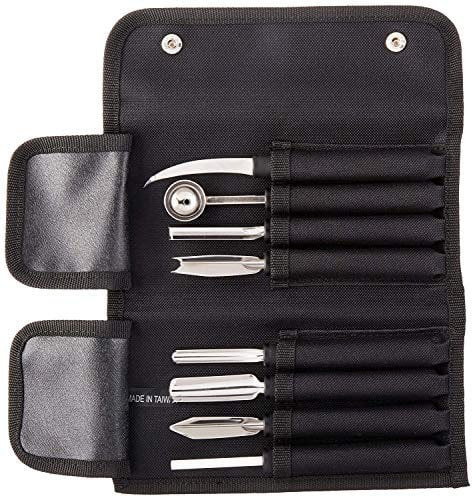 Mercer Culinary Fruit and Vegetable Carving Set, 9-Piece 12 x 12 x 5 cm M15990