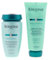 KÉRASTASE RESISTANCE SET Ciment Anti-Usure cream for damaged ends 200 ml + Bain Force Architecte shampoo for brittle and damaged hair 250 ml