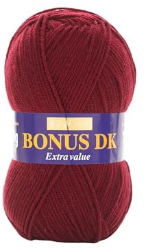Hayfield Bonus DK Double Knitting - 100g Claret (841) by Sirdar