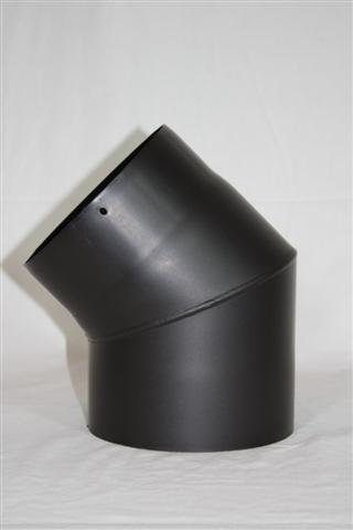 Rauchrohr Bogen 45° ø 180 schwarz #310 2mm