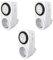 Garza - programmierbarer 24-Stunden-Analog-Timer für den Innenbereich, Packung mit 3 Einheiten