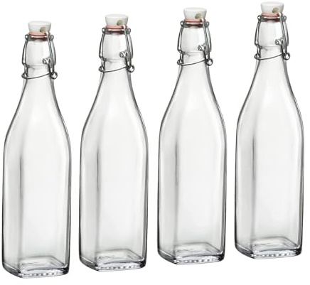 Bormioli Rocco Swing Glass 17 Ounce Bottle, Set of 4 by Bormioli Rocco