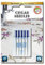 Organ Needles 5507075BL Maschinennadeln, Blau/Silber, 75/11 Größe, 5