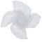 Boolavard Sheer Chiffon Platz Schal in den Farben - im Stil der 50er (White)
