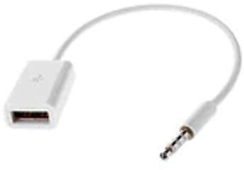 Microconnect audusbfw 3.5 mm USB weiß Adapter Cable – Adapter für Kabel (3.5 mm, USB A, männlich/weiblich, weiß)