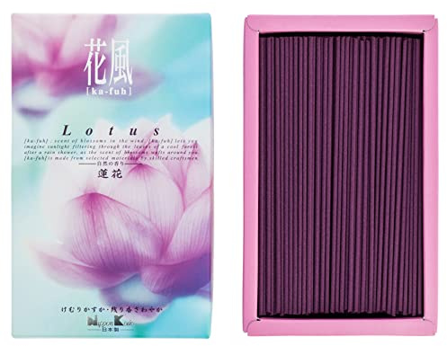 Nippon Kodo Japanese Ka-fuh Lotus Incense - Large Box, Low Smoke