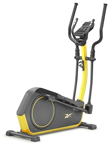 Reebok FR30 Magnetic Elliptical Cross Trainer for Smart Full Body Home Workout & Low Impact Cardio Fitness w/ 9KG Flywheel, 15” Stride, Tablet Holder, Bluetooth, LED Touchscreen, 32 Resistance Levels