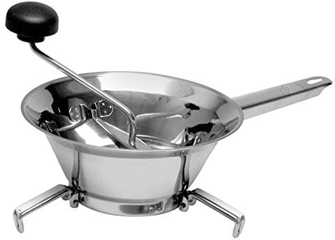 Home Trio Passiergerät mit 3 Scheiben, Edelstahl 24 cm
