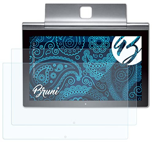 Bruni Screen Protector compatible with Lenovo Yoga Tablet 2 Pro 13.3 inch Protector Film, crystal clear Protective Film (2X)
