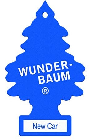 WUNDER-BAUM Auto-Lufterfrischer I Anhänger für langanhaltenden Duft im Auto oder zu Hause I New Car, 1 Stück