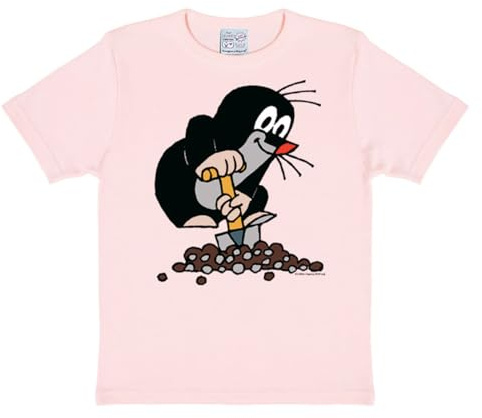 Logoshirt® Der kleine Maulwurf T-Shirt Kinder | Der kleine Maulwurf beim Graben, 100% Baumwolle, lustiges Cartoon-Motiv für Maulwurf-Fans, lizenziertes Originaldesign