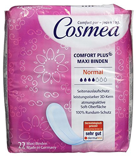 Cosmea Comfort Plus Maxi Binden normal, 22 St.