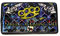 Skull Belt Buckle Gun Knuckle Duster Studded Gothic Tattoo Art Design