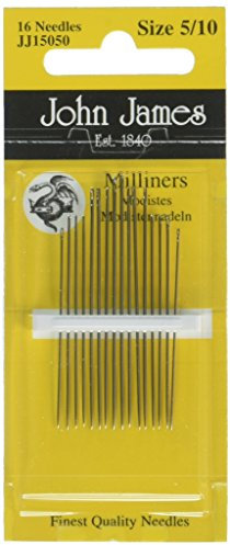 Colonial Needle 16 Count John James Milliners/Straw Assorted Needles, Size 5/10