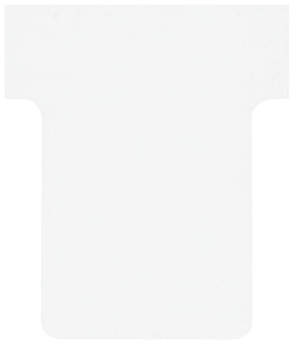 Nobo Kartentafel Zubehör T-Karten, Größe 1.5, 100 Stück, weiß
