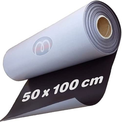 Lámina magnética autoadhesiva 0,9mm x 50cm x 100cm - puedes adherir otros materiales como por ejemplo fotografías, cartulina, papel, y todo lo que te brinde tu imaginación.