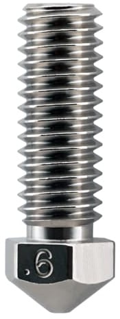 Micro Swiss vergoldet Verschleißfest Düse 6 mm E3D Volcano kompatibel 1,75 mm Filament