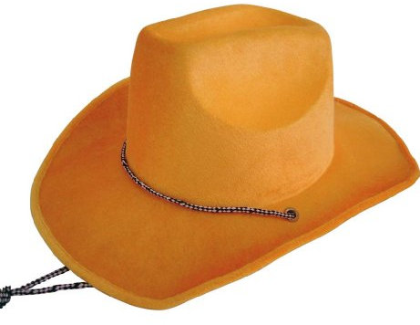 Samt Cowboy Country Hut orange