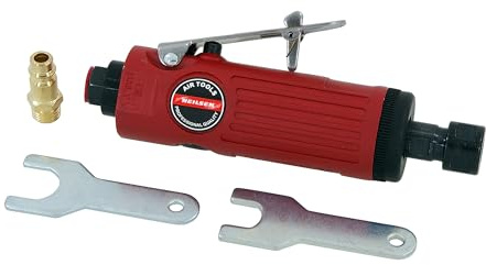 Neilsen CT1084-1/4in / 6mm Air Die Grinder | 2200rpm Free Speed | 0.65MPa Max Air Pressure | 5cfm Air Consumption | 3/8in Hose | 1/4in BSP Inlet | Ideal for Metal Grinding & Surface Preparation