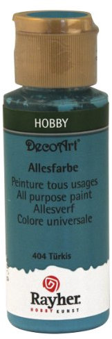 Pintura acrílica multiusos mate 59 ml - Azul turquesa