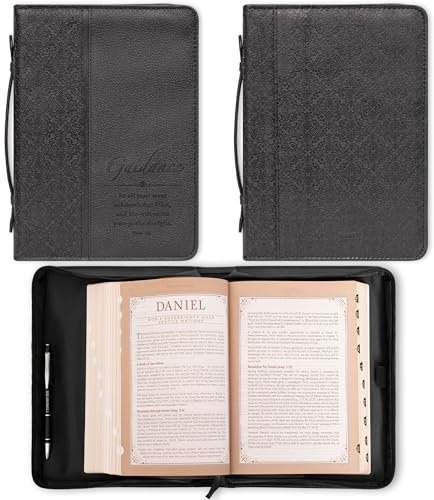 GUIDANCE BLACK CLASSIC LARGE BIBLE CASE