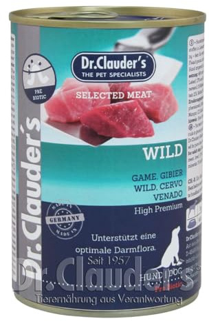 Dr. Clauders Selected Meat Wild | 6X 400g Hundefutter nass