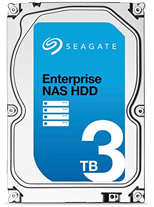 Seagate Enterprise NAS HDD - 3 TB - interne Festplatte, ST3000VN0001 (3,5 Zoll), 7200rpm, 128 MB Cache, SATA III für NAS-Betrieb