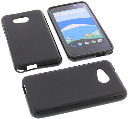 foto-kontor Coque Compatible avec Orange Rise 31 Housse pour Smartphone Étui en Caoutchouc TPU Noir