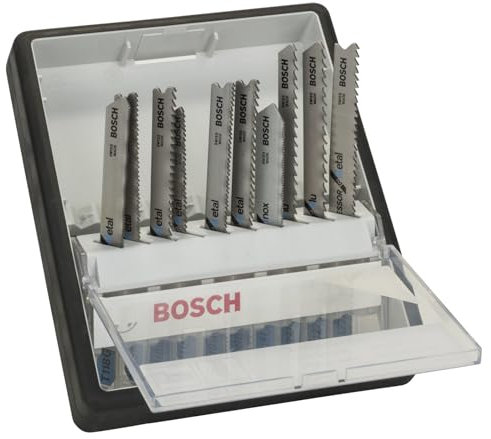 Bosch 2607010541 Metal Jigsaw Blade Set (10-Piece)