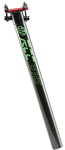 Reverse RCC 309 / RCC 316 Fahrrad Sattelstütze 400mm schwarz/neon grün: Größe: 31.6mm / 400mm