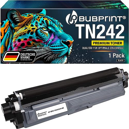 Bubprint Toner kompatibel als Ersatz für Brother TN-242BK TN-246BK für DCP-9017CDW DCP-9022CDW HL-3142CW HL-3152CDW HL-3172CDW MFC-9142CDN MFC-9332CDW MFC-9342CDW Schwarz